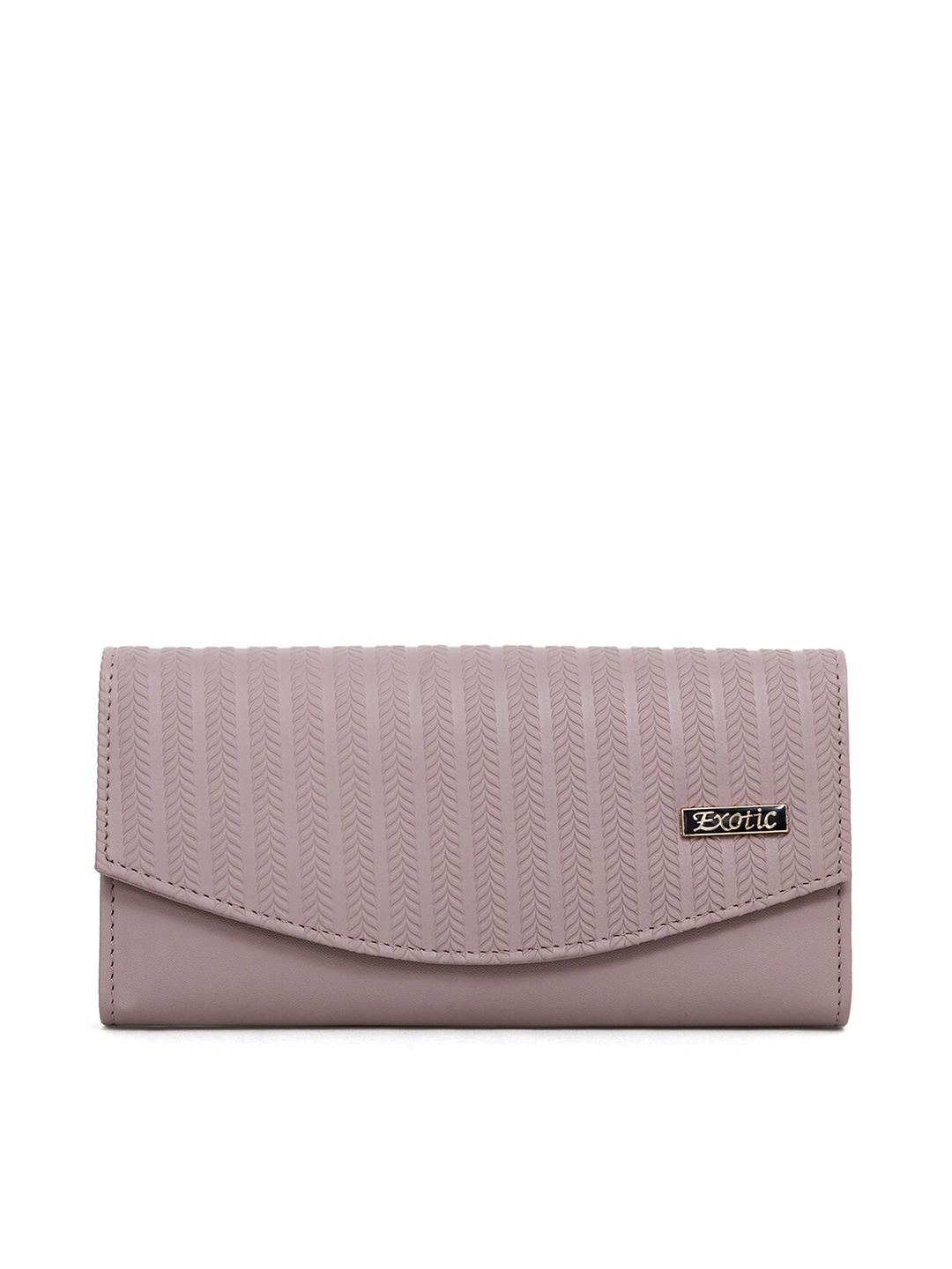 

Exotic Textured Envelope Wallet, Pink