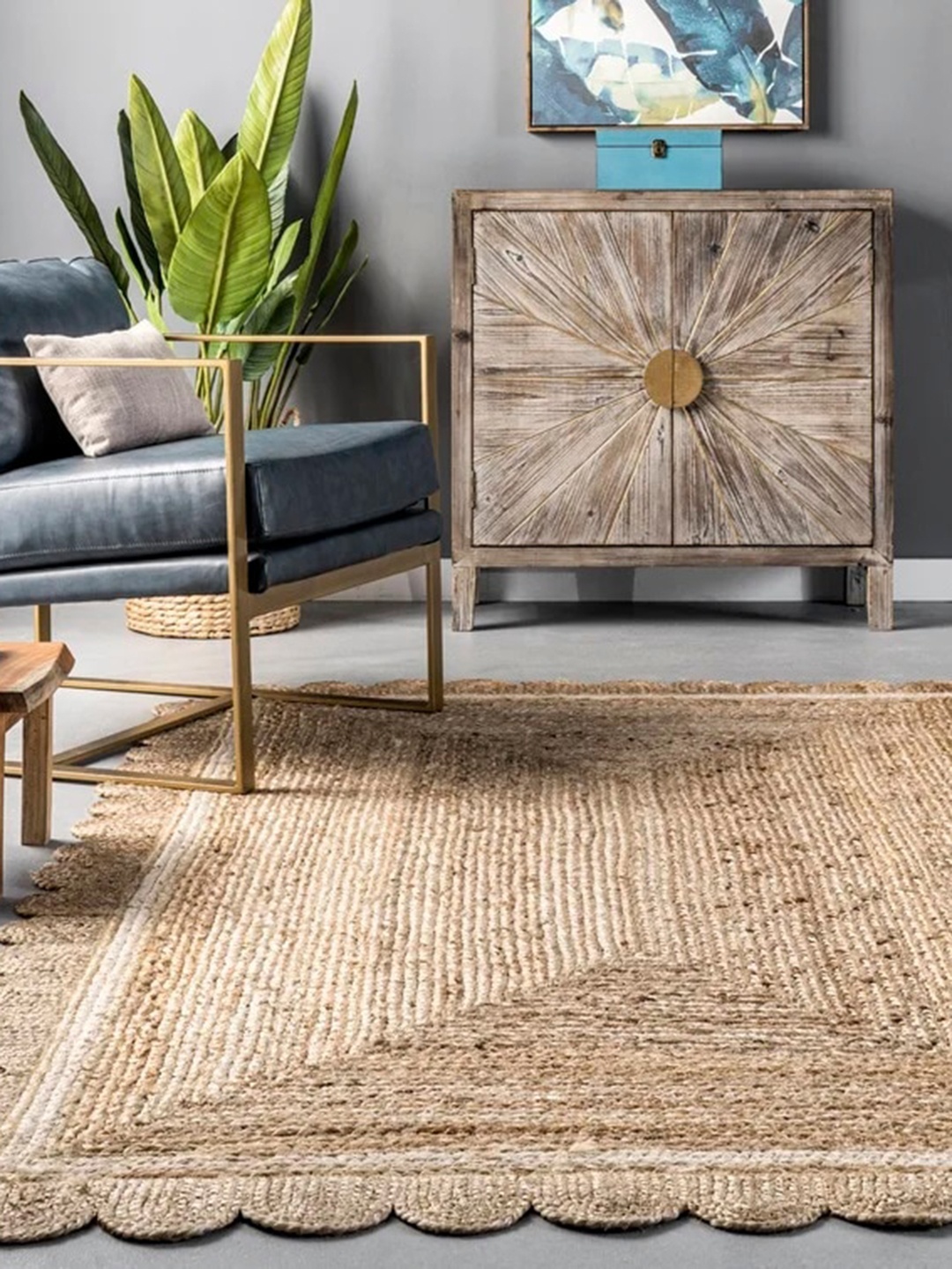 

Art Avenue Cadarrah Brown & Beige Braided Jute Rectangular Rug