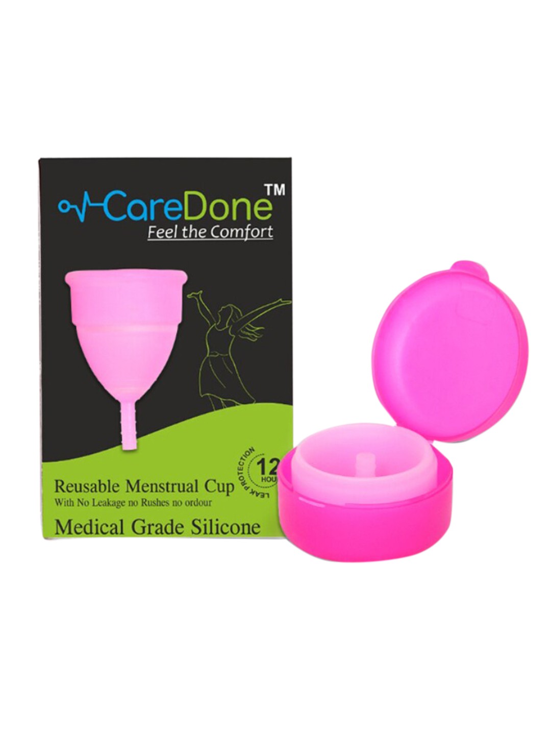 

CareDone Small Reusable Menstrual Cup, Pink