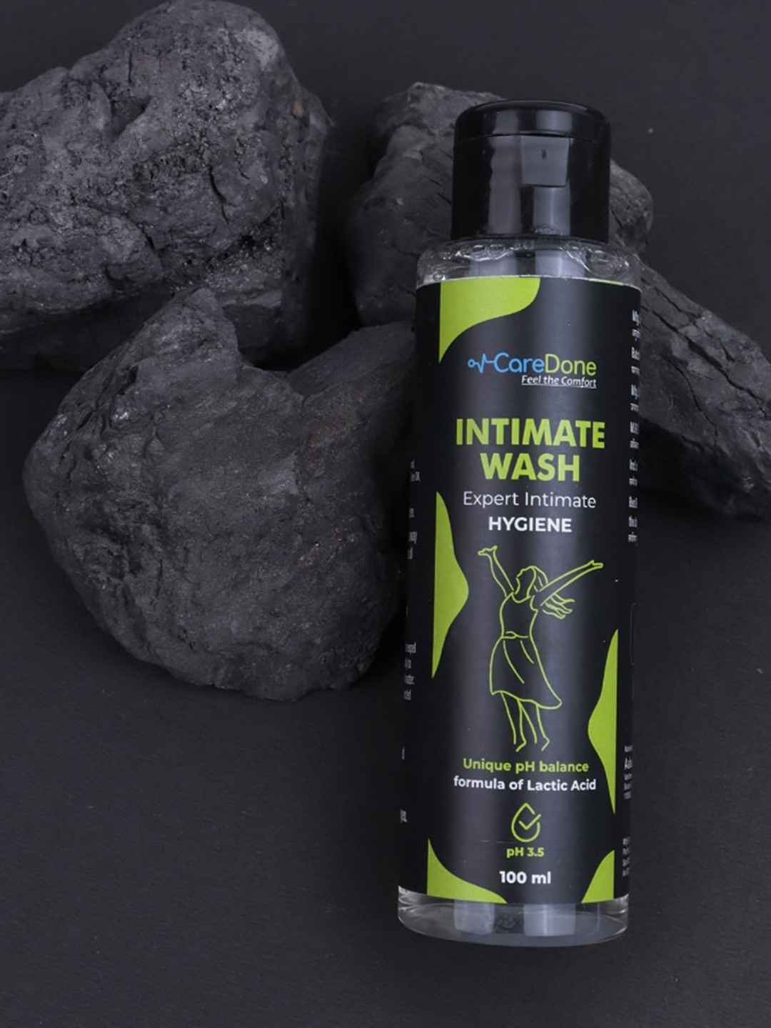 

CareDone Set Of 2 Natural & Safe Intimate Wash 120 ml, Transparent