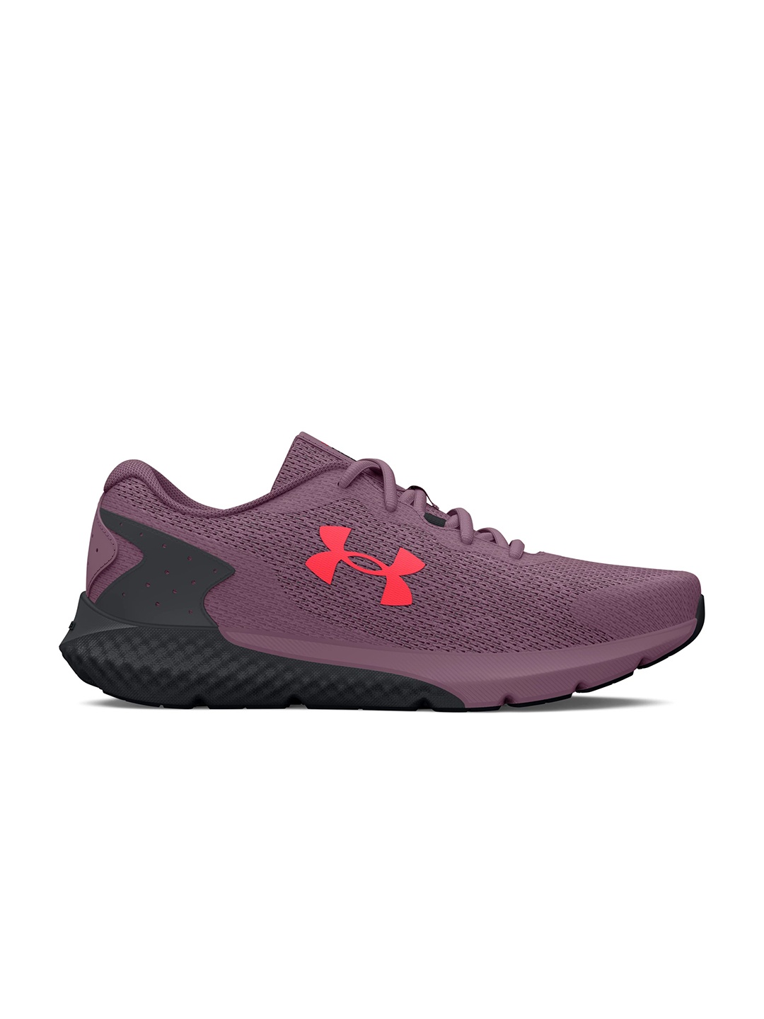 

UNDER ARMOUR Women Woven Design Charged Rogue 3 Knit Running Shoes, Purple
