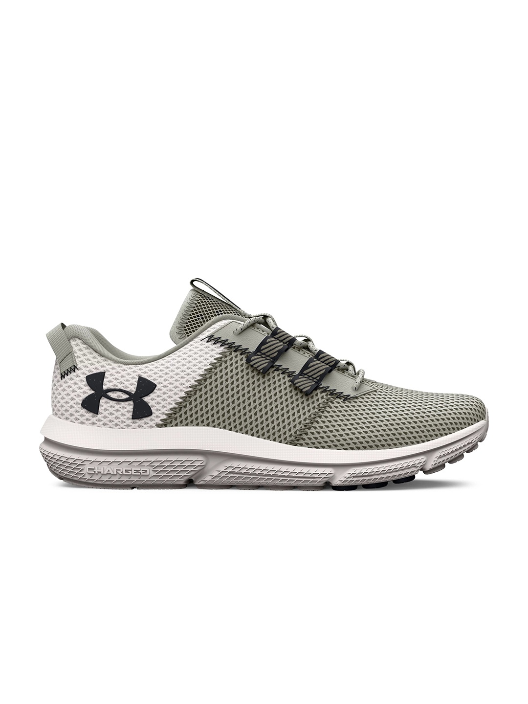 

UNDER ARMOUR Men Green Textile Running Shoes