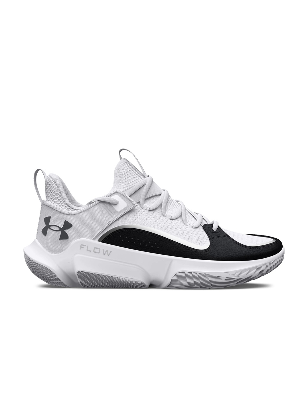 

UNDER ARMOUR Unisex Woven Design Flow FUTR X 3 Basketball Shoes, White