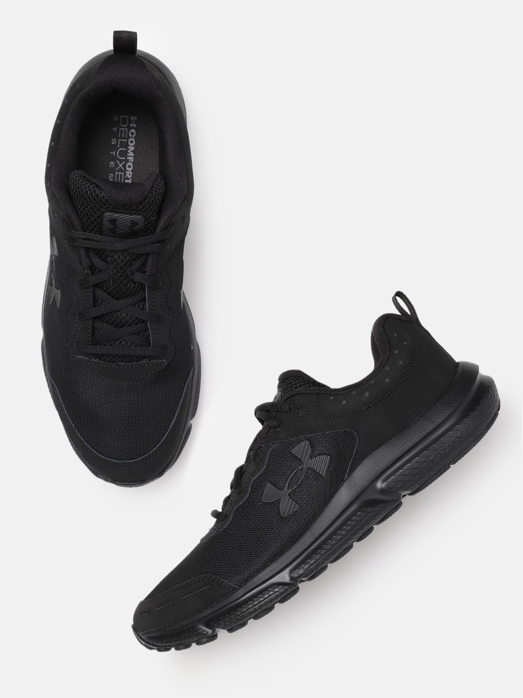 

UNDER ARMOUR Men Charged Assert 10 Running Shoes, Black