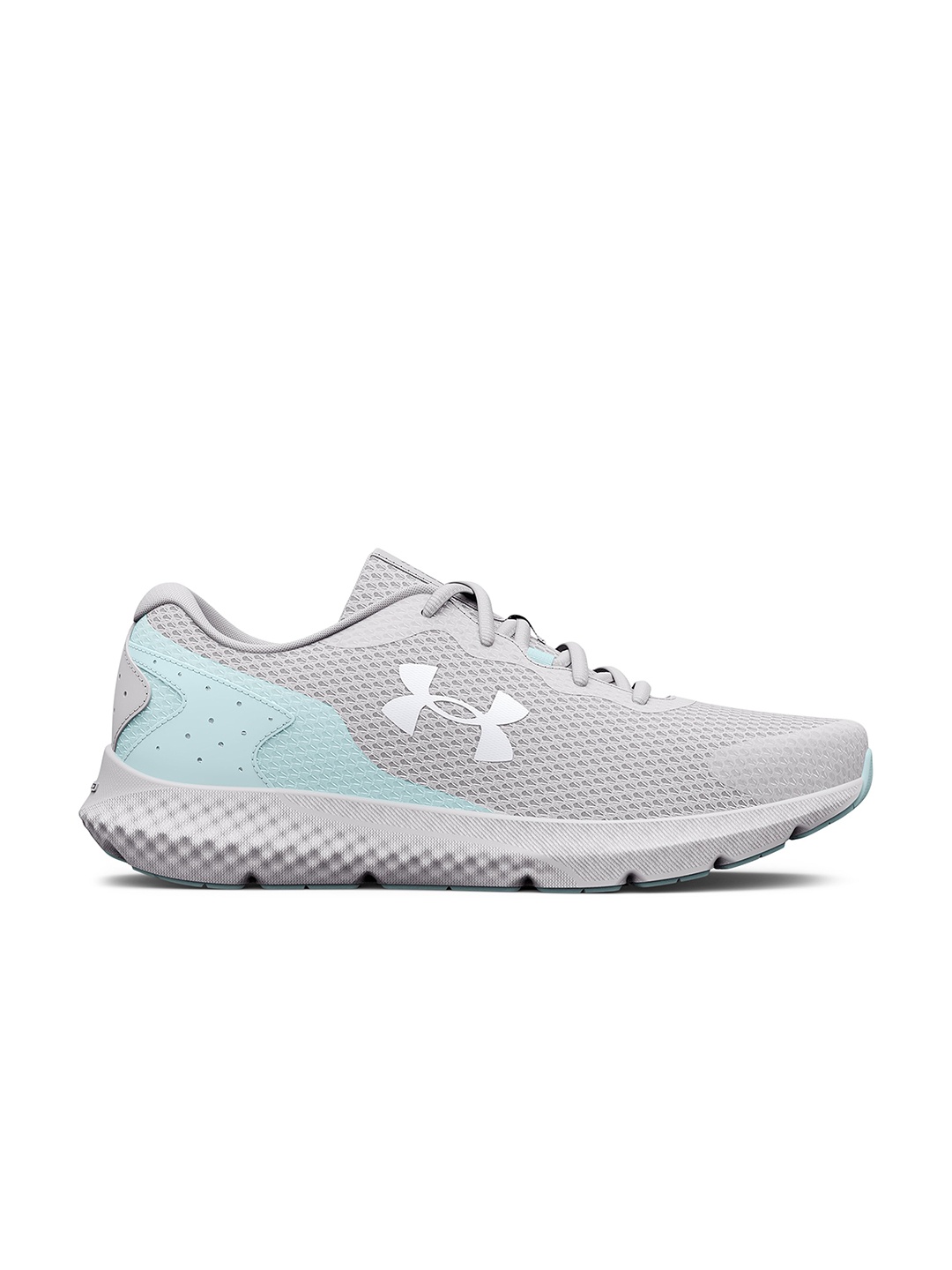 

UNDER ARMOUR Women Woven Design Charged Rogue 3 Running Shoes, Grey