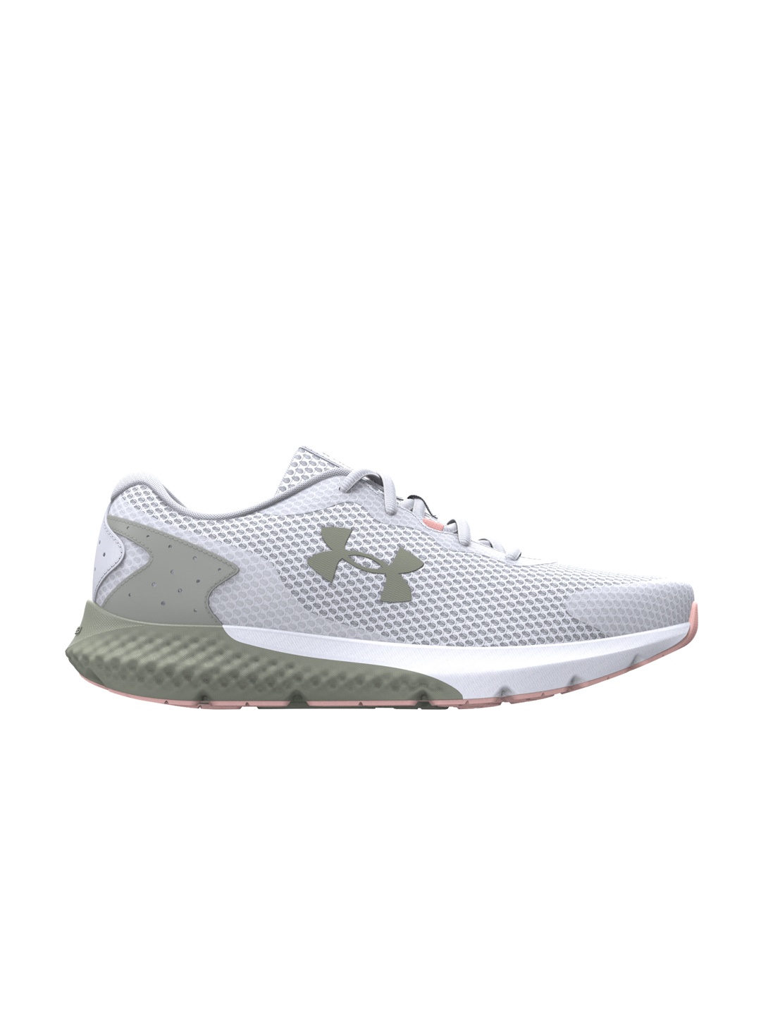 

UNDER ARMOUR Women Charged Rogue 3 Textile Running Non-Marking Shoes, White
