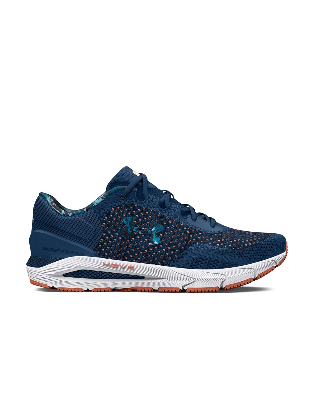 

UNDER ARMOUR Women Woven Design HOVR Intake 6 Print Running Shoes, Blue