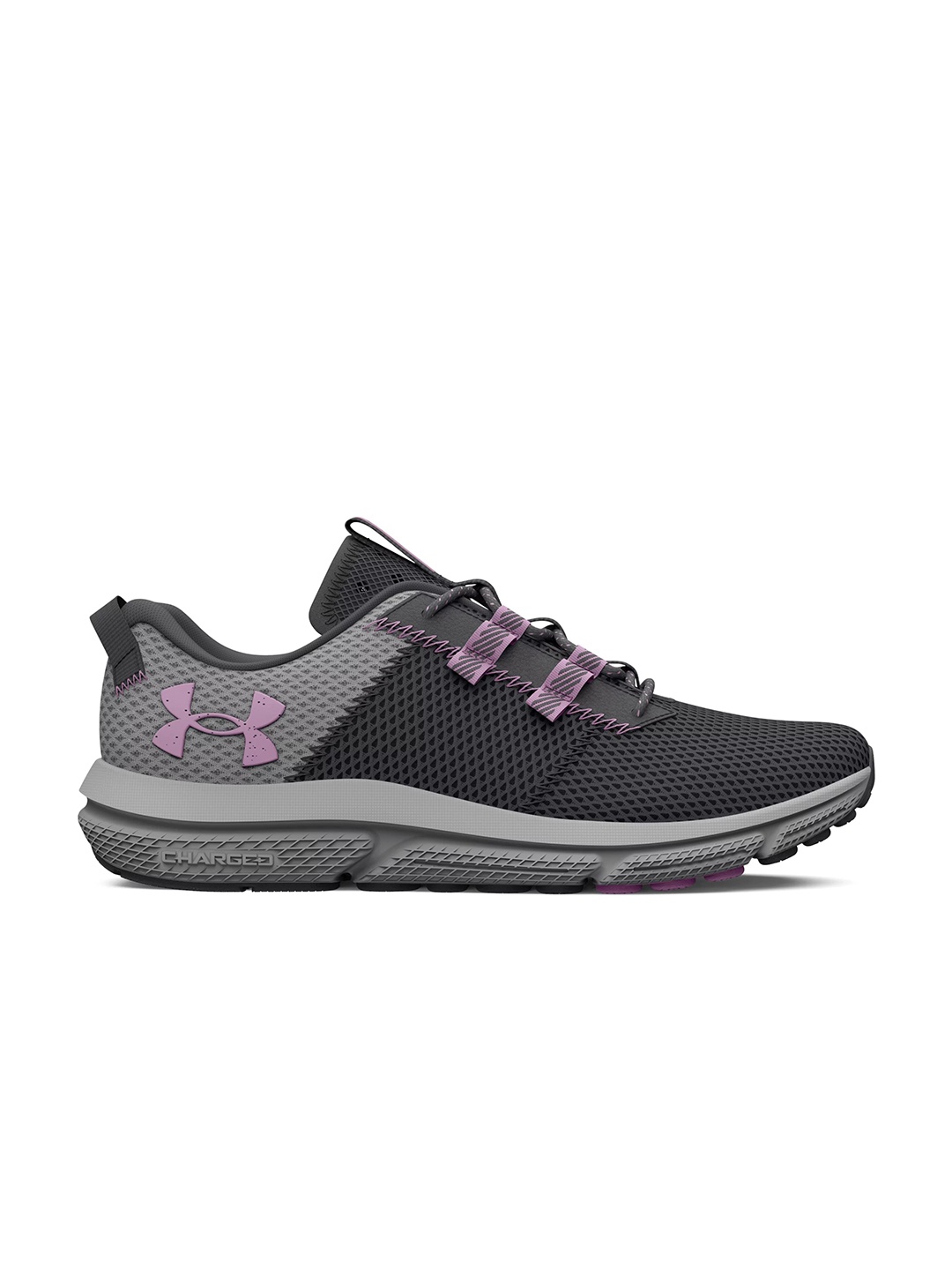 

UNDER ARMOUR Women Woven Design Charged Assert 5050 Running Shoes, Grey