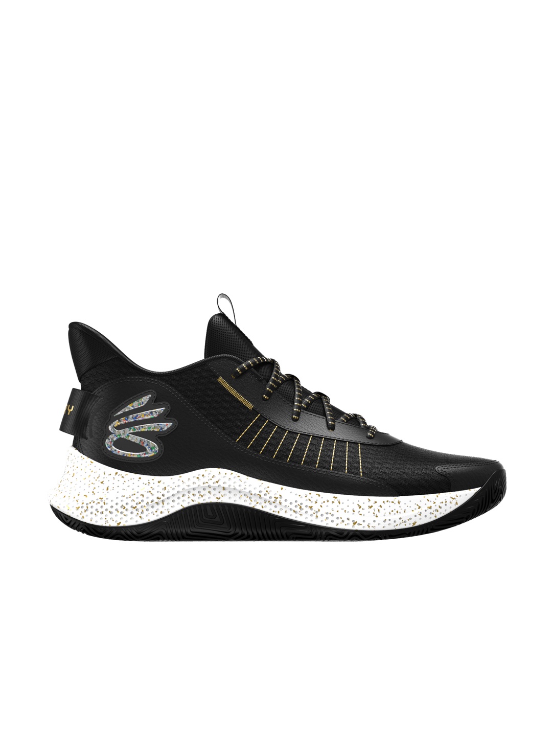 

UNDER ARMOUR Unisex Curry 327 Leather Basketball Shoes, Black