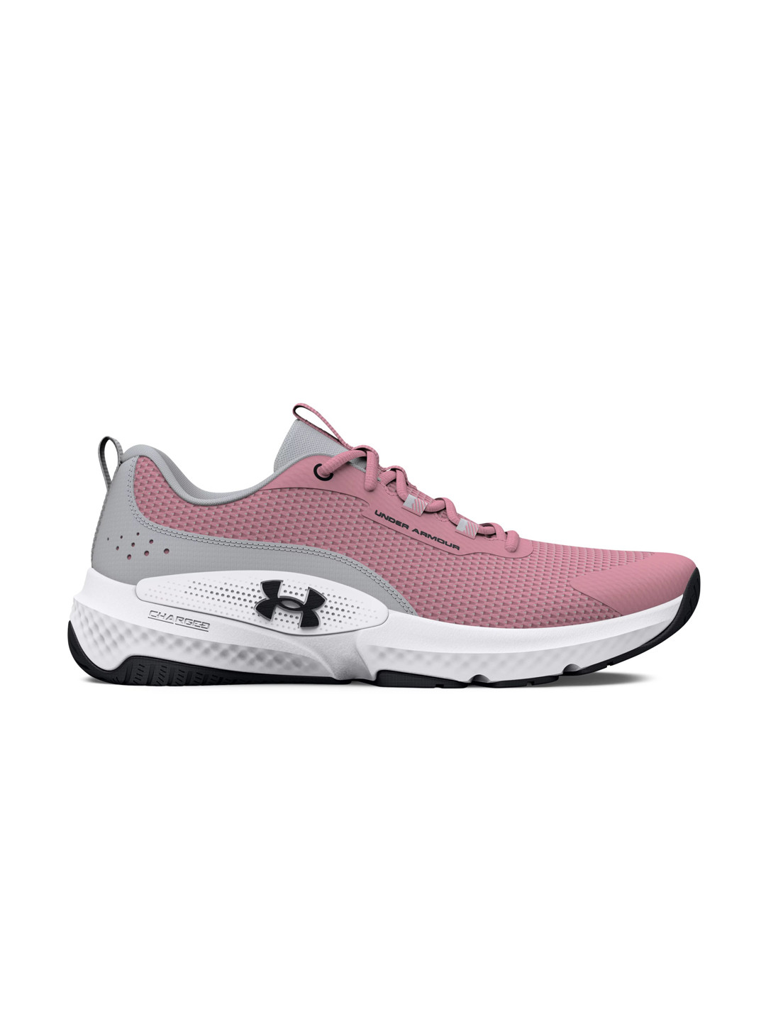 

UNDER ARMOUR Women Dynamic Select Textile Training or Gym Non-Marking Shoes, Pink