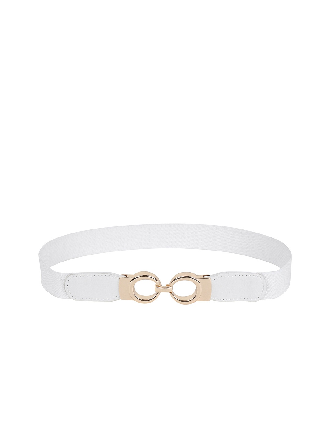 

Swiss Design Women Embellished Belt, White