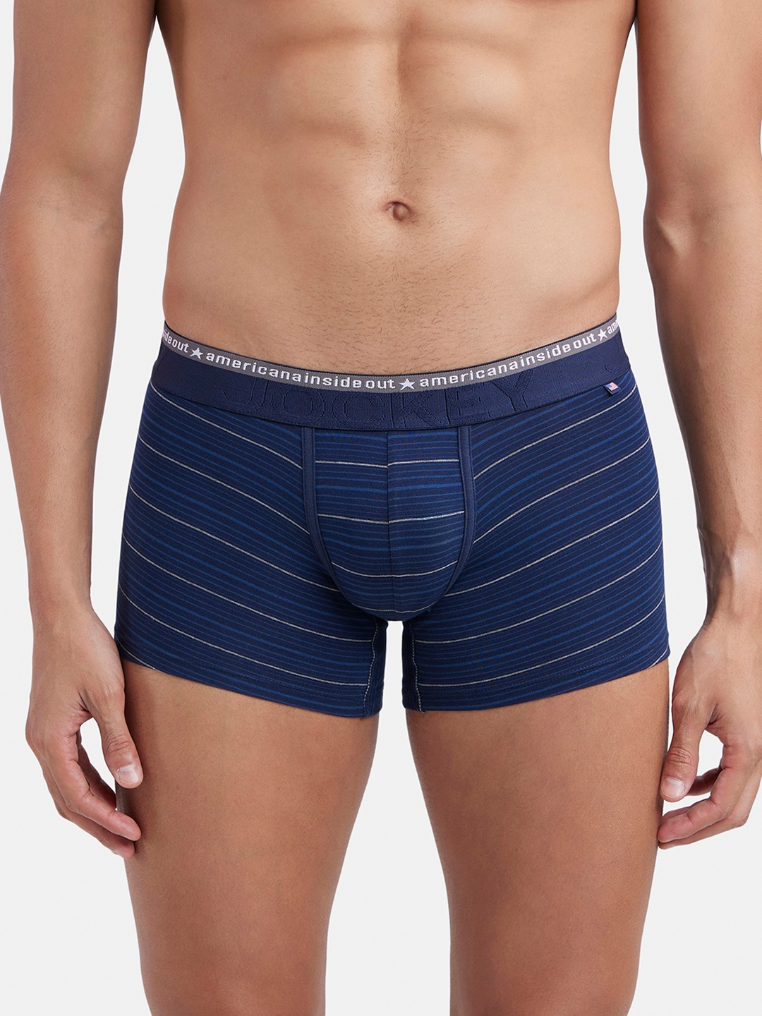 

Jockey Stretchable Stripe Trunk with Ultrasoft Waistband-US68, Teal