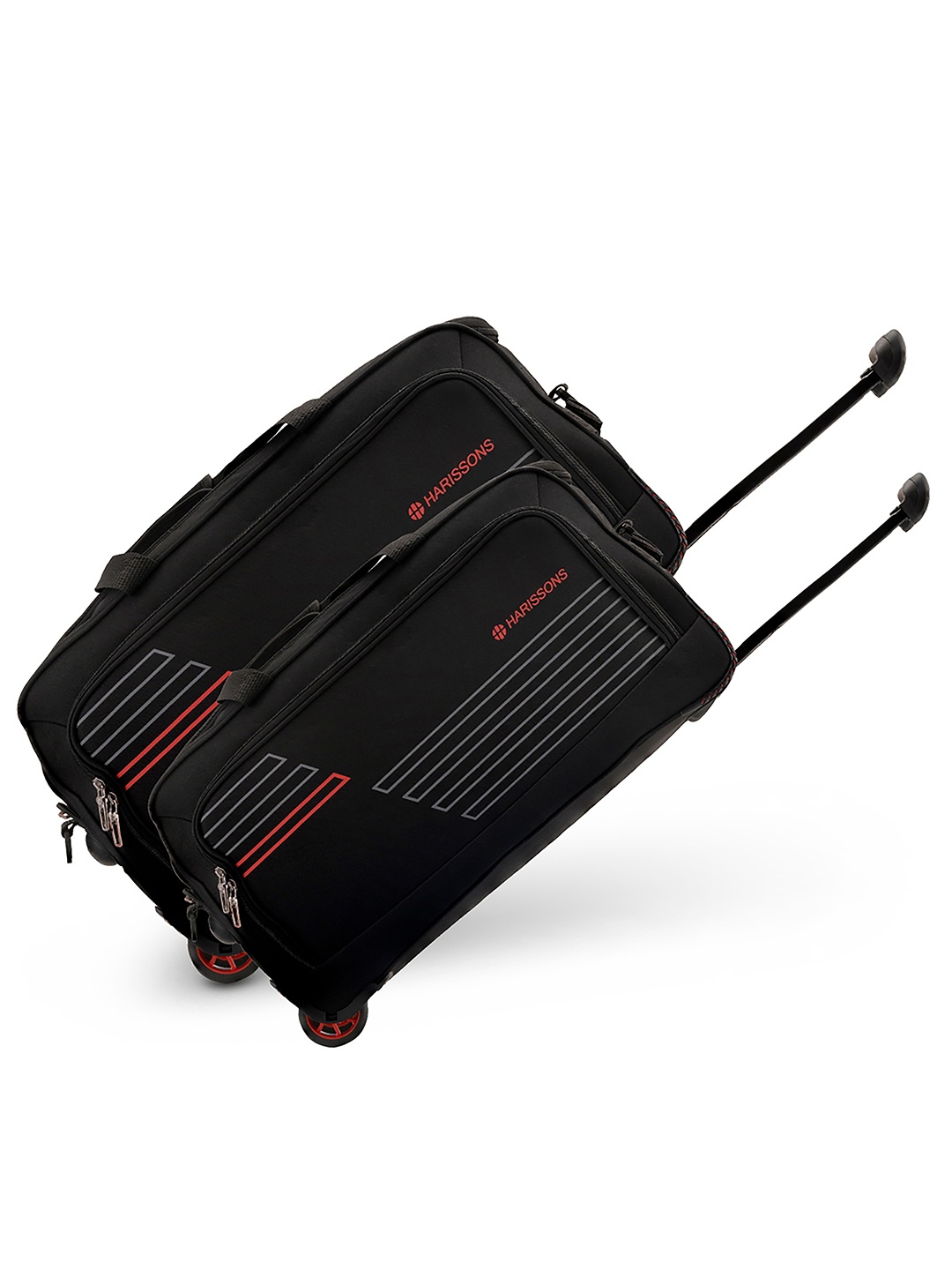 

Harissons Set Of 2 Cabin Duffel Travel Bags, Black