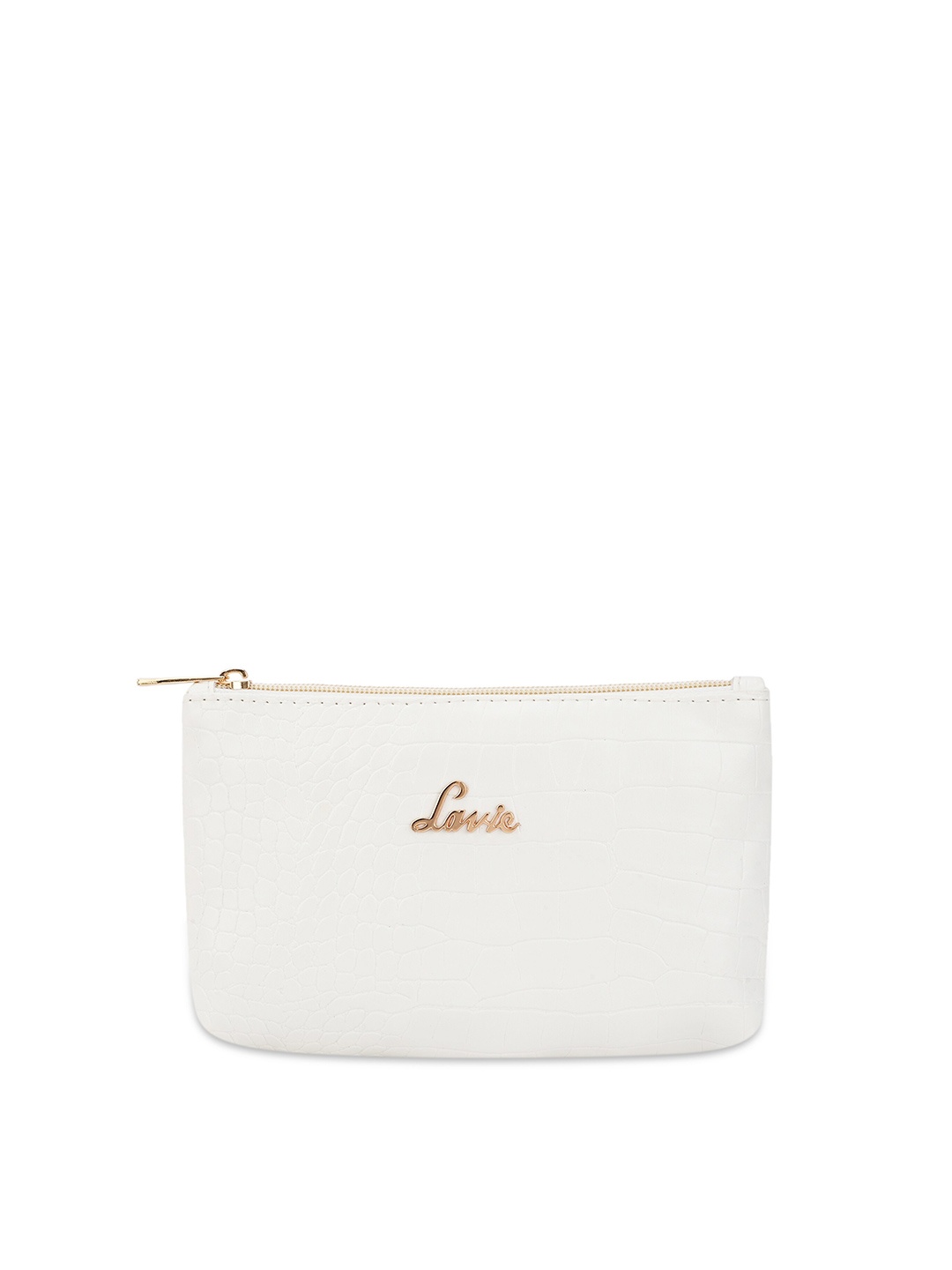 

Lavie Women Textured Zip Around Wallet, White