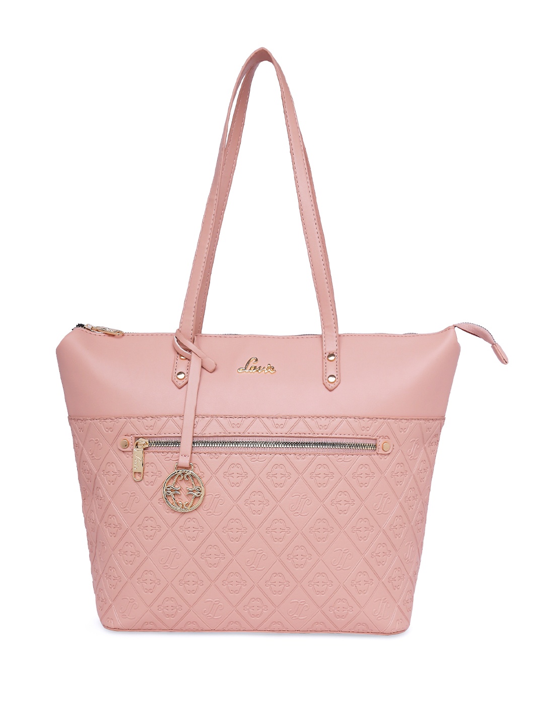 

Lavie Textured Structured Tote Bag, Pink