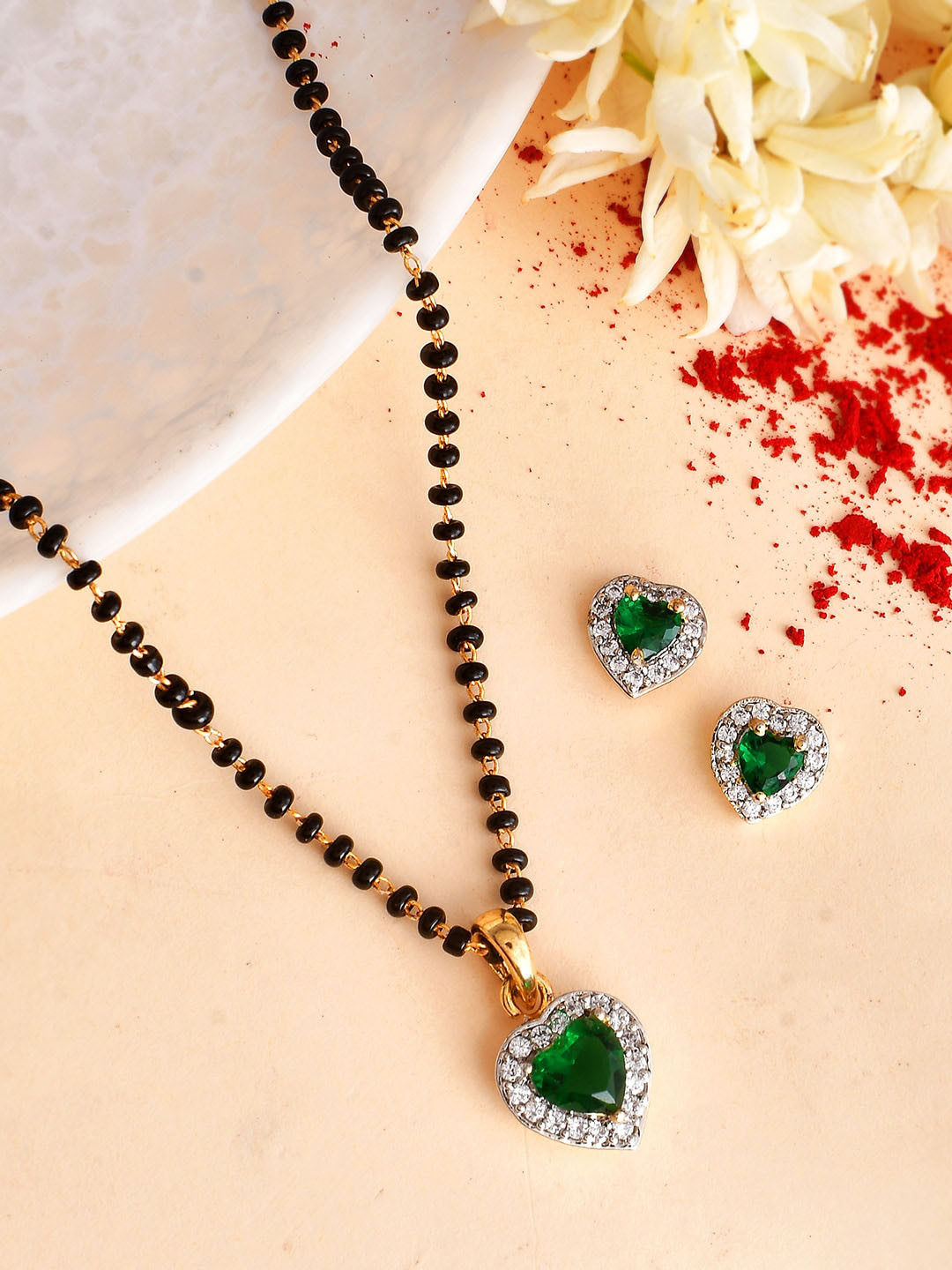 

Voylla Gold Plated Mangalsutra Set