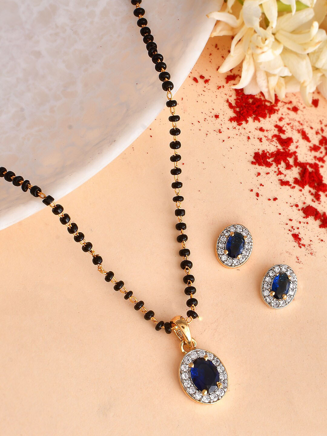 

Voylla Gold-Plated Mangalsutra Set