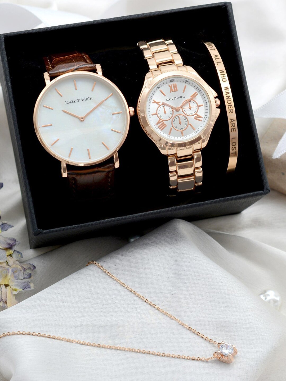 

JOKER & WITCH Kailee Watch & Jewellery Gift Set, White