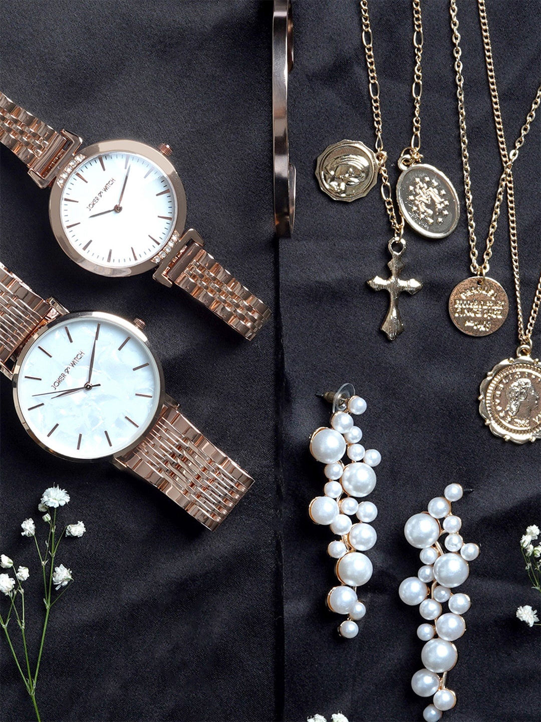 

JOKER & WITCH Beline Watch & Jewellery Gift Set, Gold