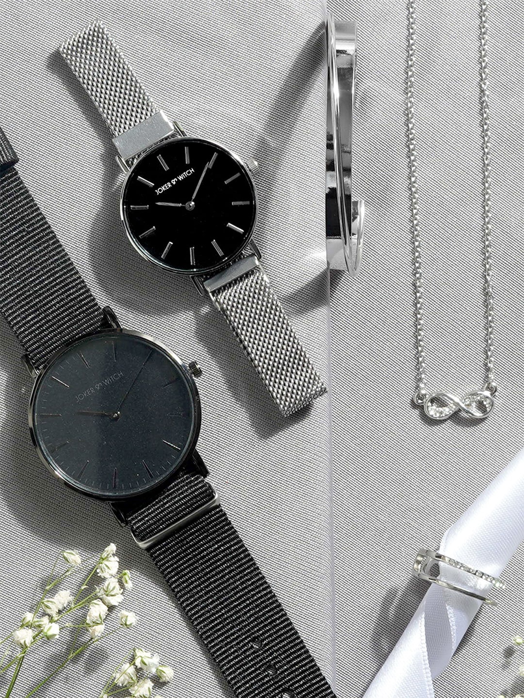 

JOKER & WITCH Sydney Watch & Jewellery Gift Set, Black