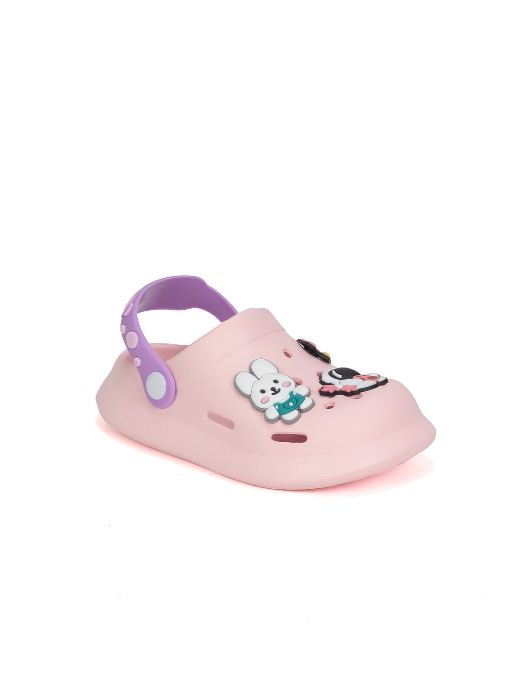 

Lil Lollipop Kids Astronaut Applique Anti-Slip Clogs, Pink