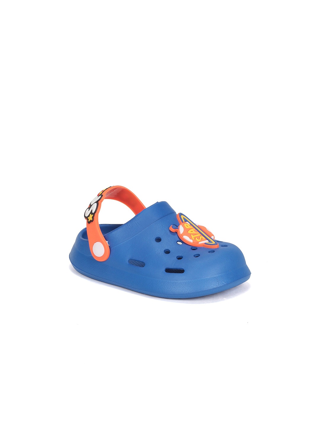 

Lil Lollipop Kids Space Astronaut Applique Anti-Slip Clogs, Navy blue