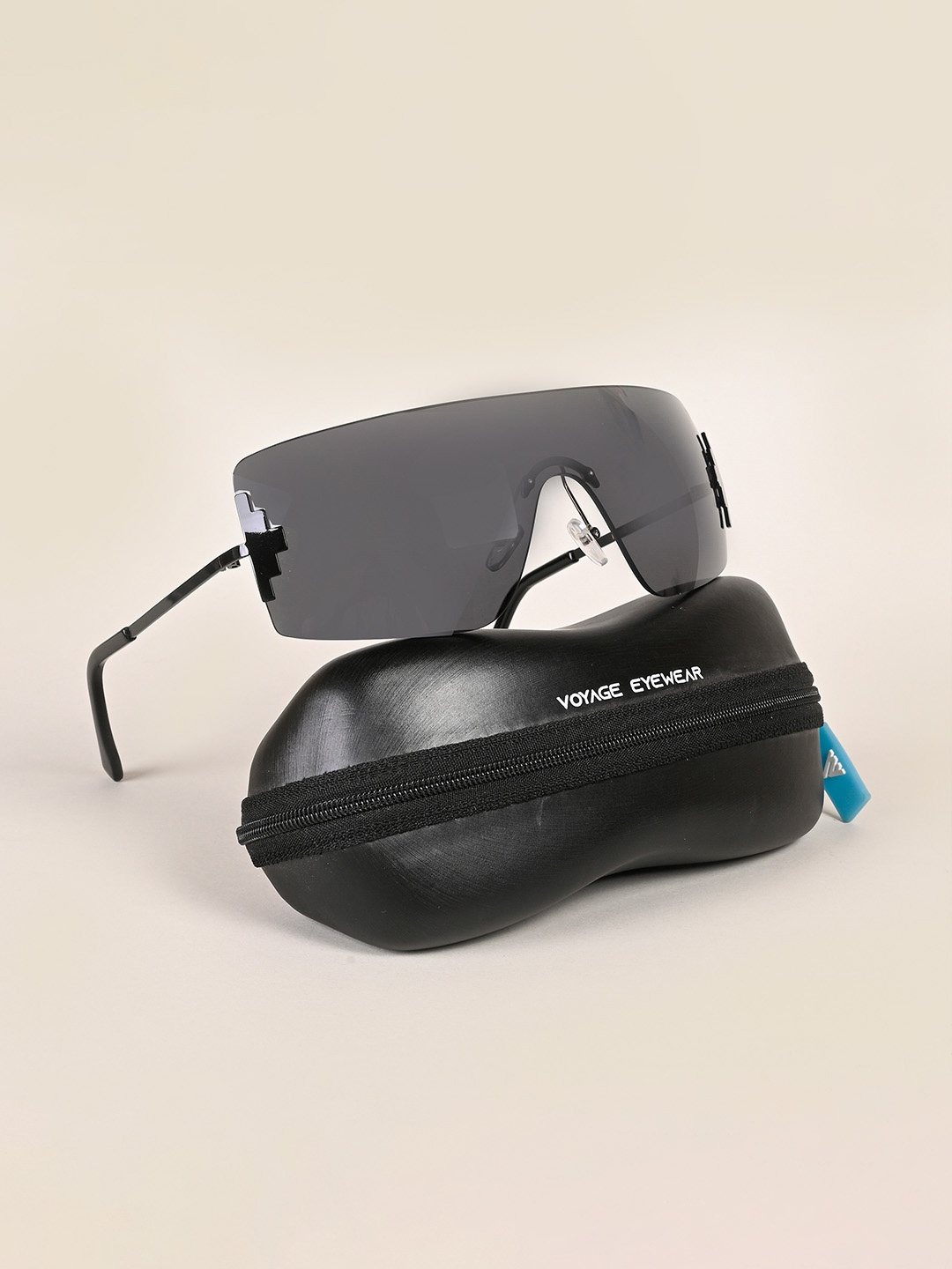 

Voyage Shield Sunglasses With UV Protected Lens 3568MG4115, Black