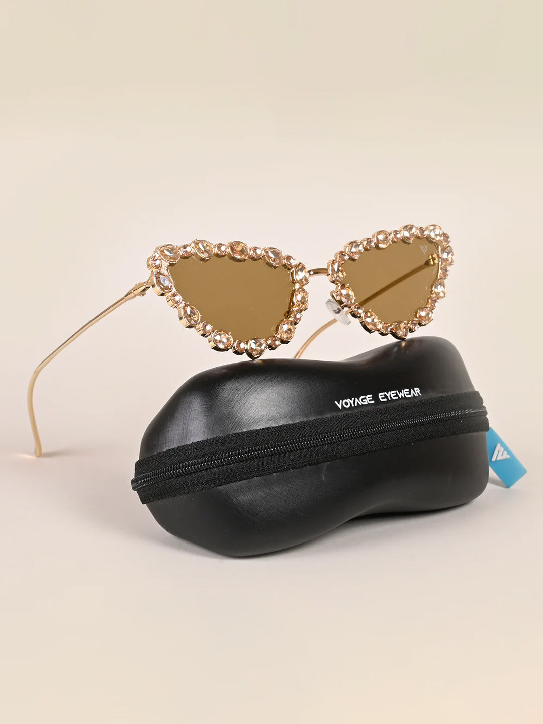 

Voyage Round Sunglasses With Polarised And UV Protected Lens 3562MG4130, Brown