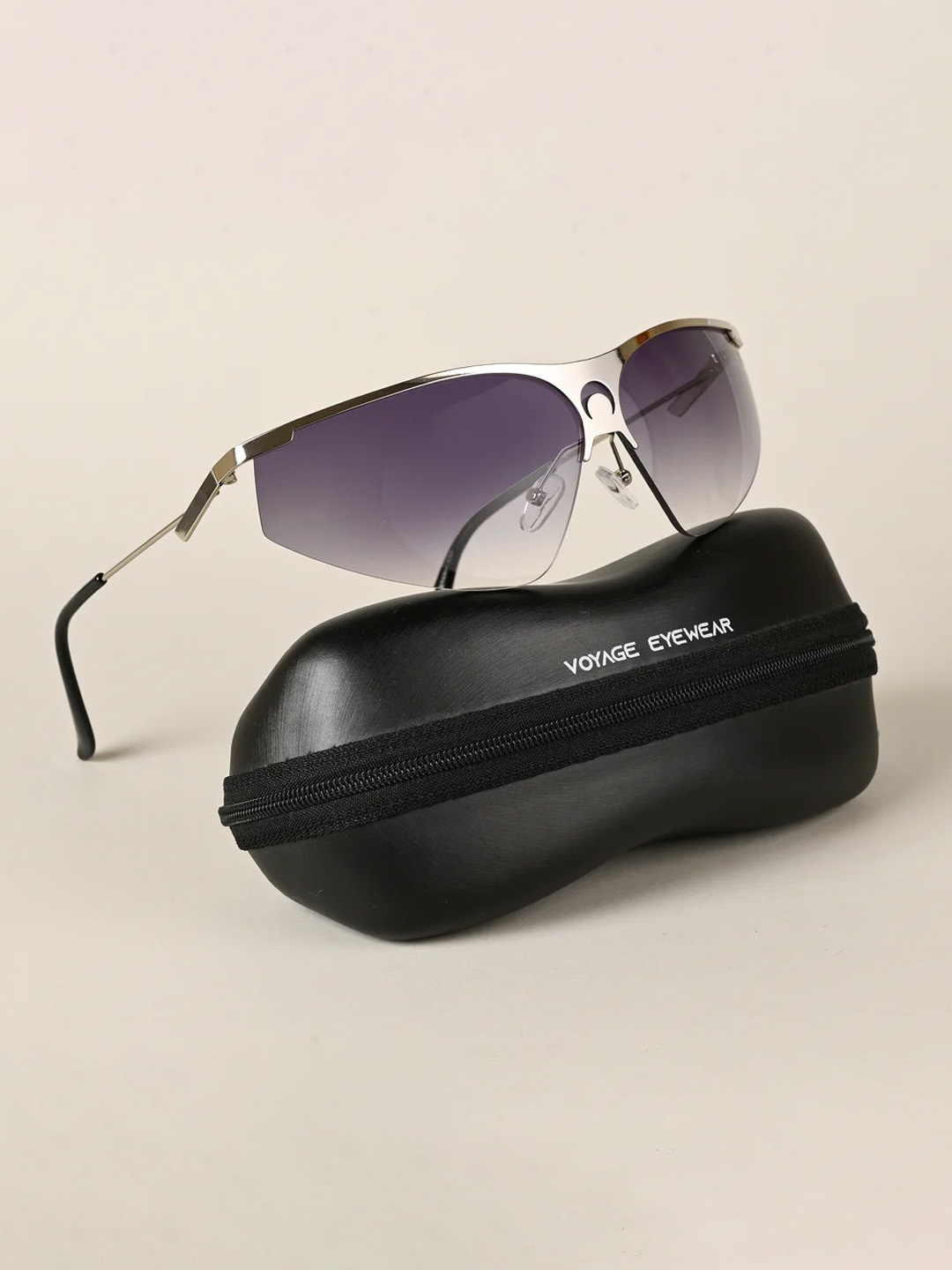

Voyage Full Rim Cateye Sunglasses with UV Protected Lens 3563MG4218, Grey
