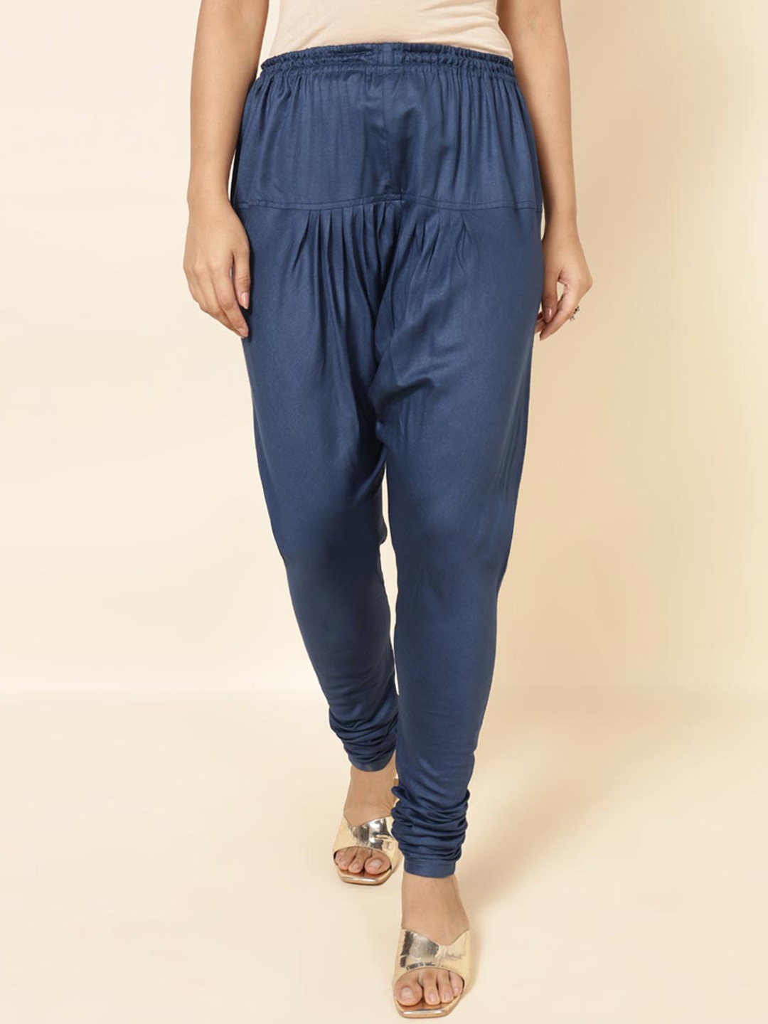 

Fabindia Women Mid Rise Churidar, Blue