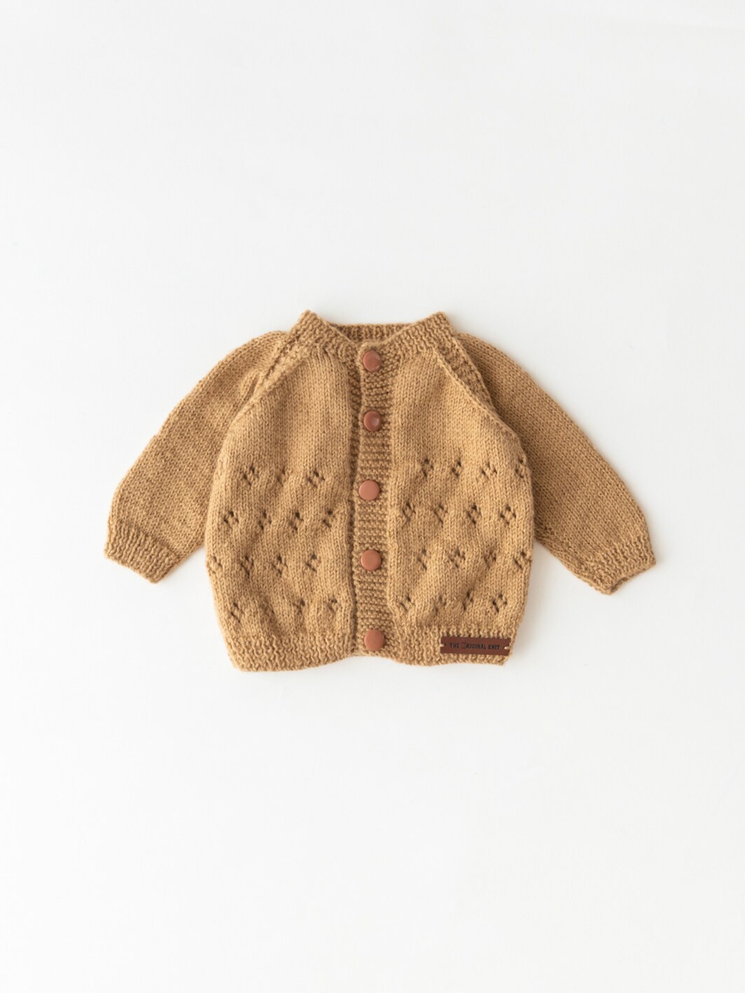 

The Original Knit Infants Kids Cardigan Sweater, Beige