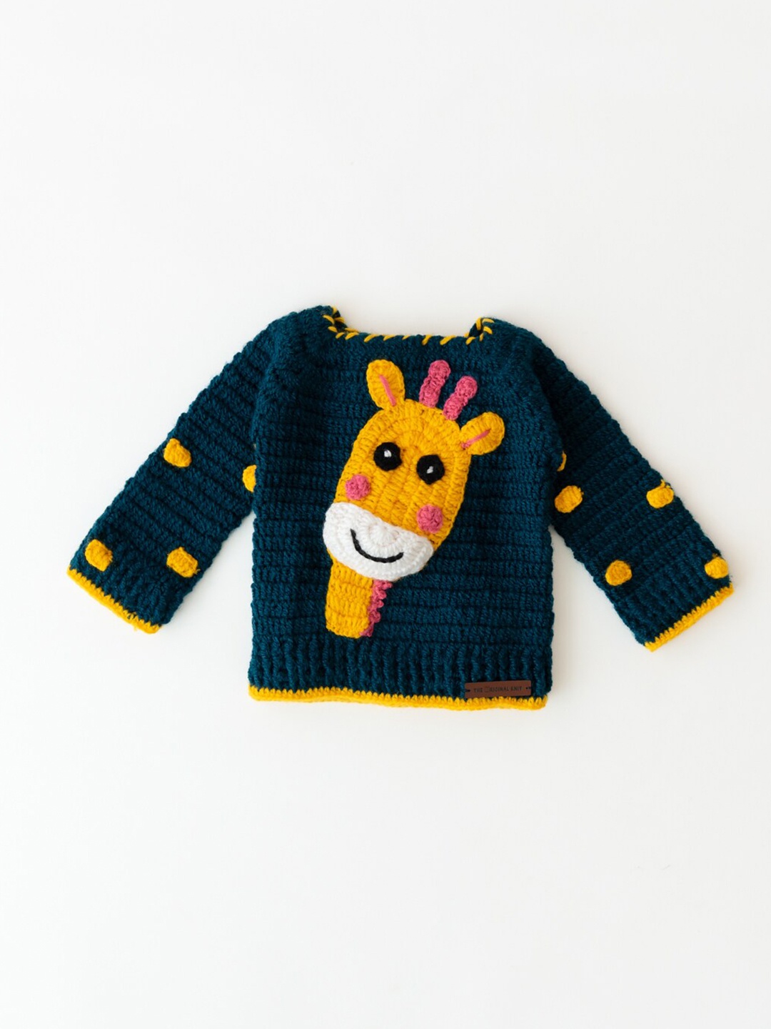 

The Original Knit Infants Kids Cable Knit Pullover, Navy blue
