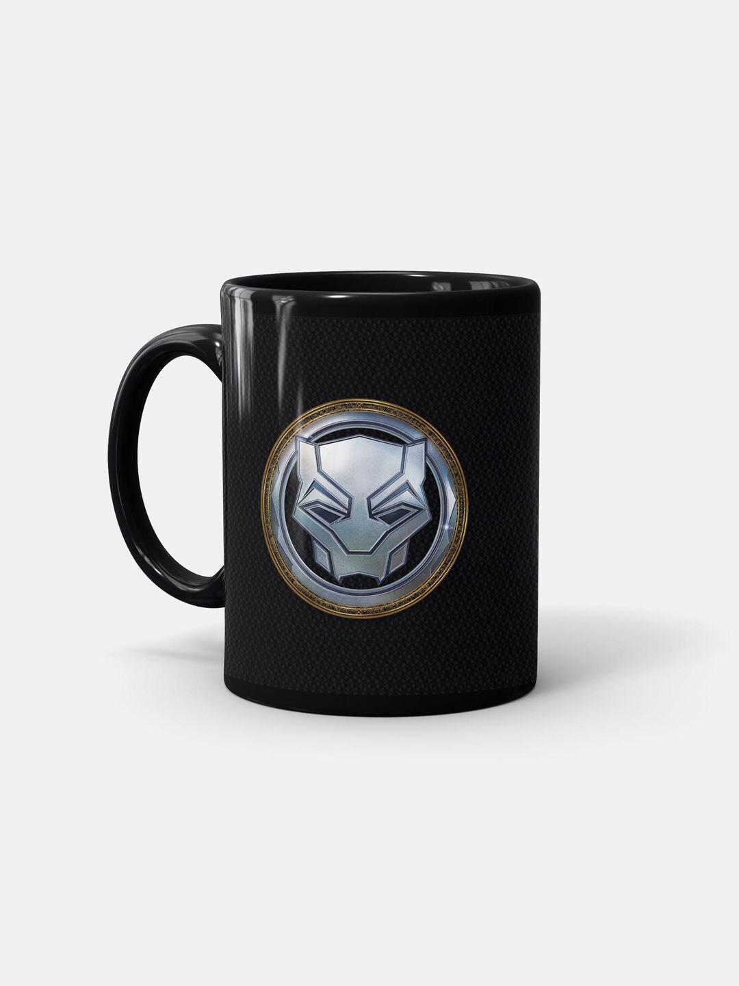 

macmerise Black & Grey Wakanda Forever Printed Ceramic Matte Coffee Mug - 330 ML