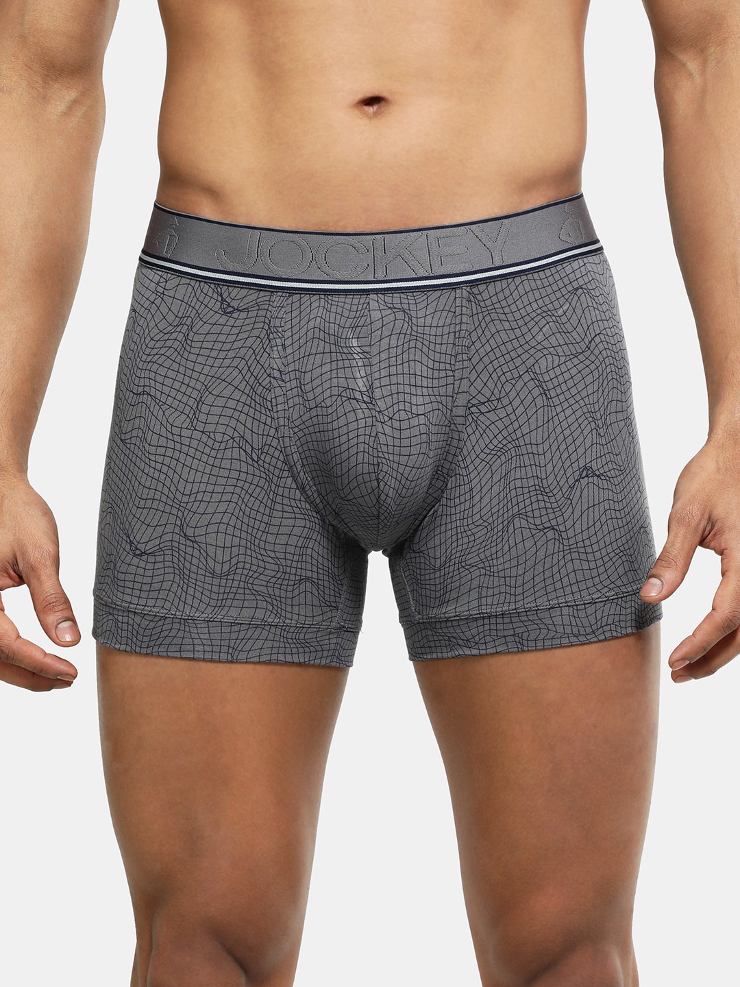 

Jockey Printed Anti-Microbial Trunk HG30-0105-GNM01, Grey