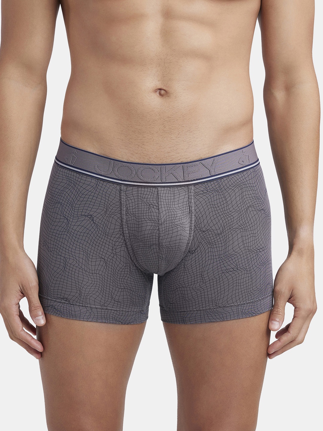 

Jockey Printed Micro-Modal Trunk HG30-0105-GNM01, Grey
