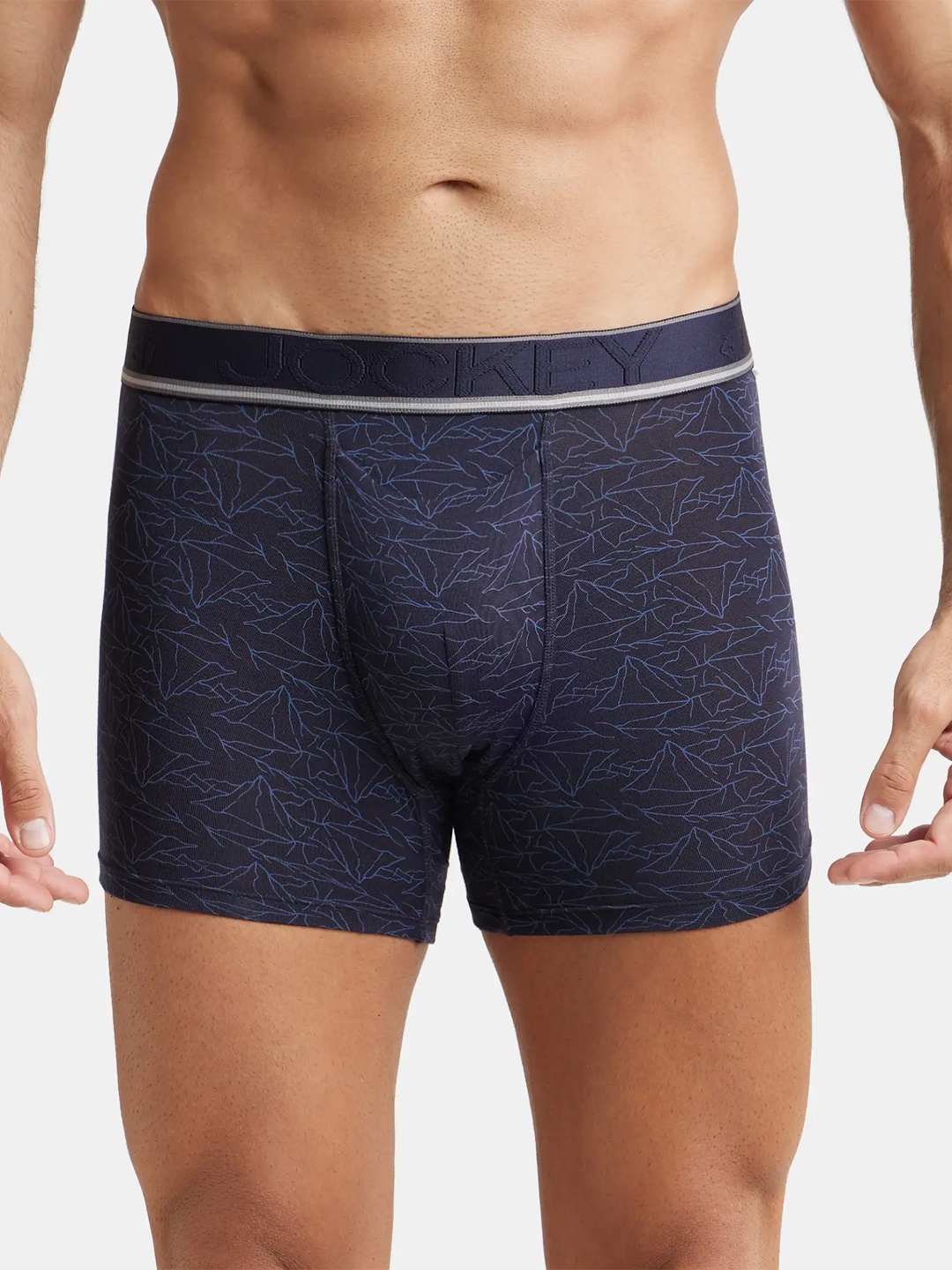 

Jockey Printed Modal Trunks HG32-0105-NAVY1, Navy blue