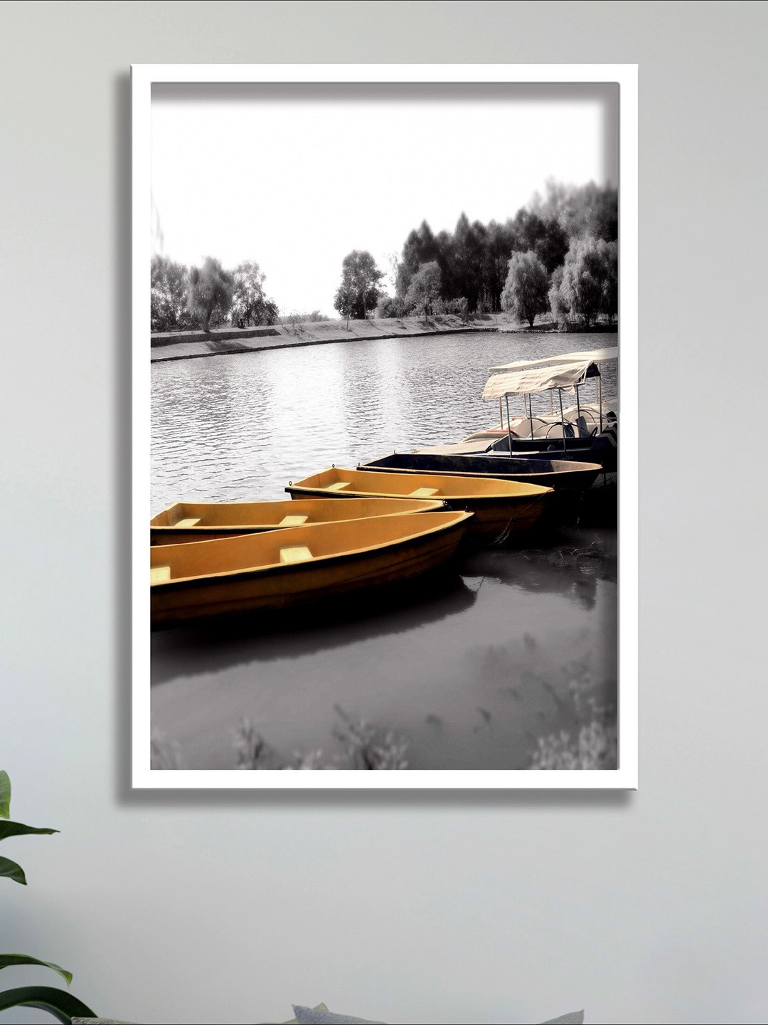 

SAF Grey & Brown Modern-Art Wall Art