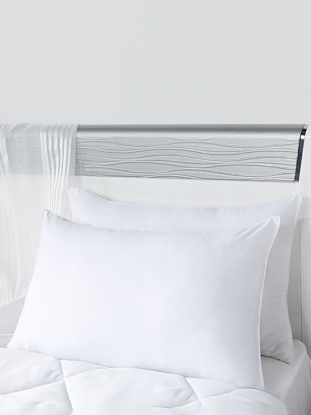 

SWHF White 2 Pieces Cotton Pillows