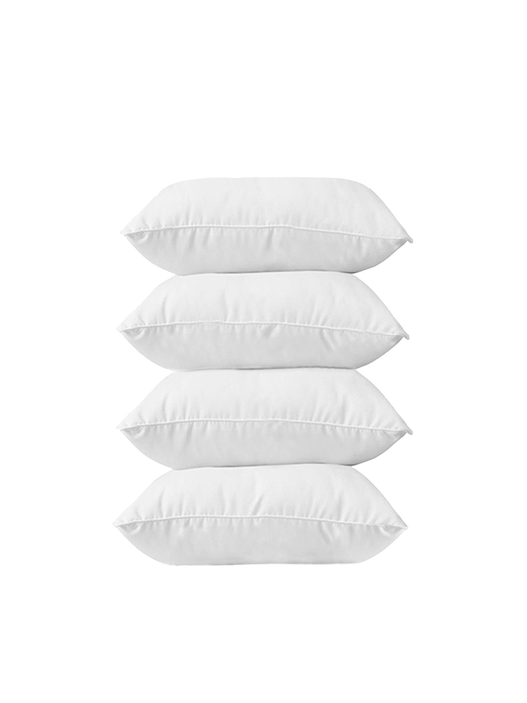 

SWHF White 4 Pieces Rectangle Cotton Pillows