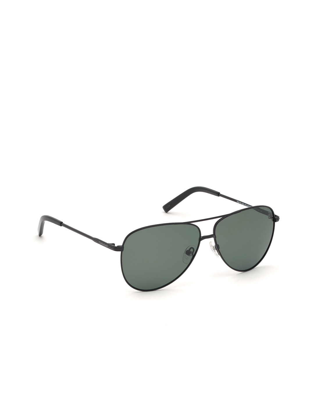 

Timberland Men Polarized Lens Aviator Sunglasses TB9179 60 02R, Black