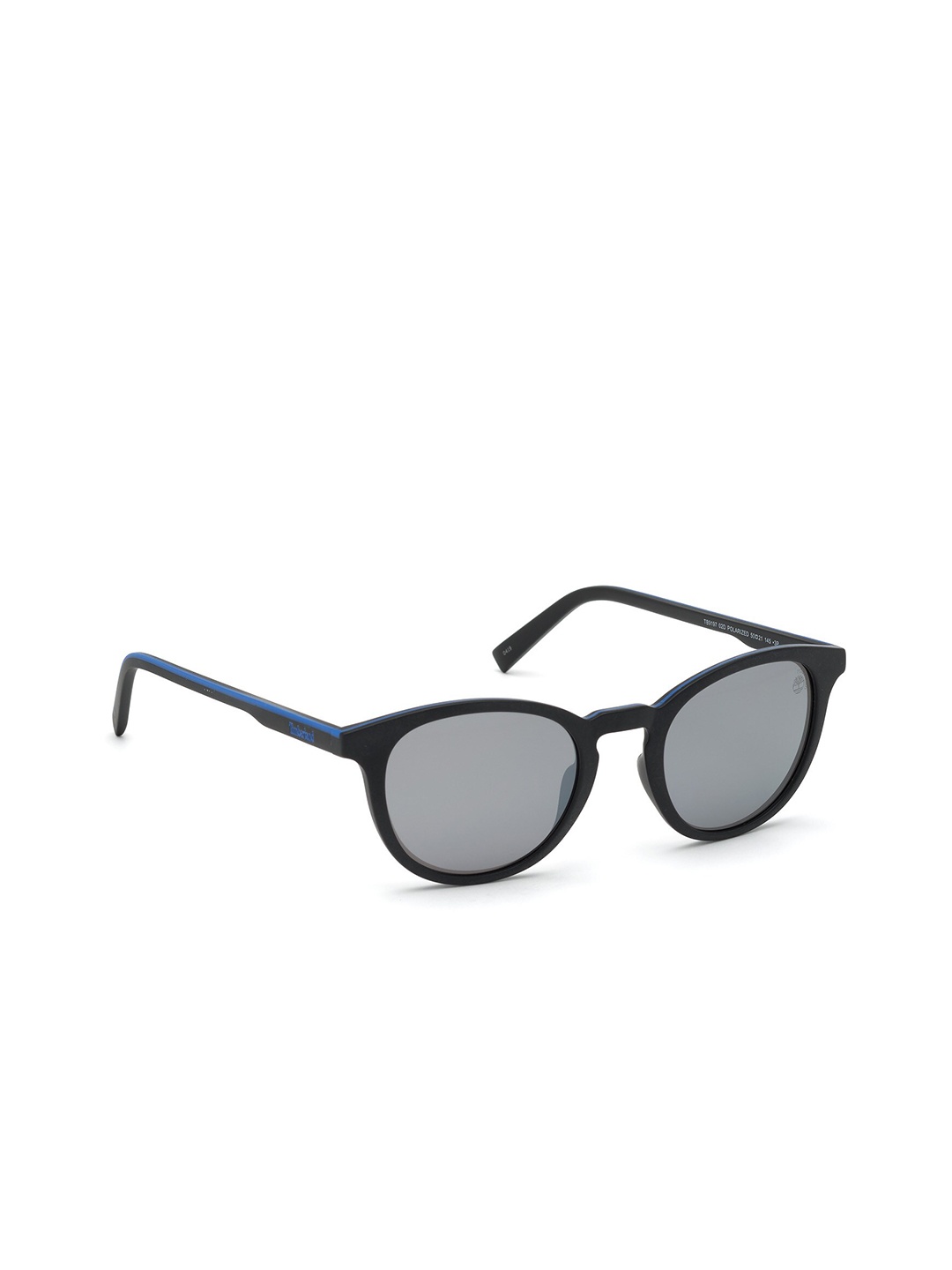 

Timberland Men Polarized Lens Oval Sunglasses TB9197 50 02D, Black