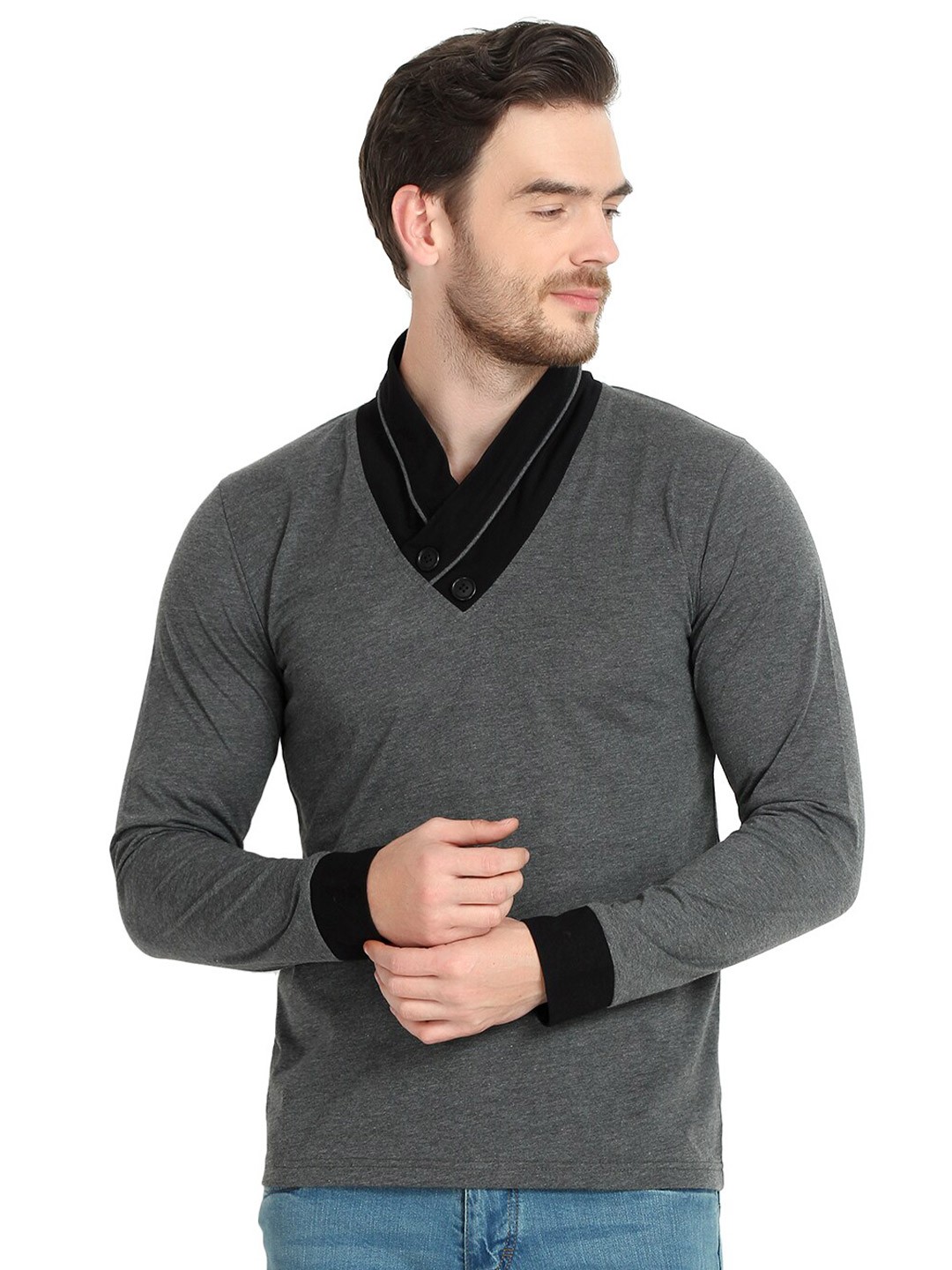 

GLITO Pullover Cotton Sweatshirt, Black