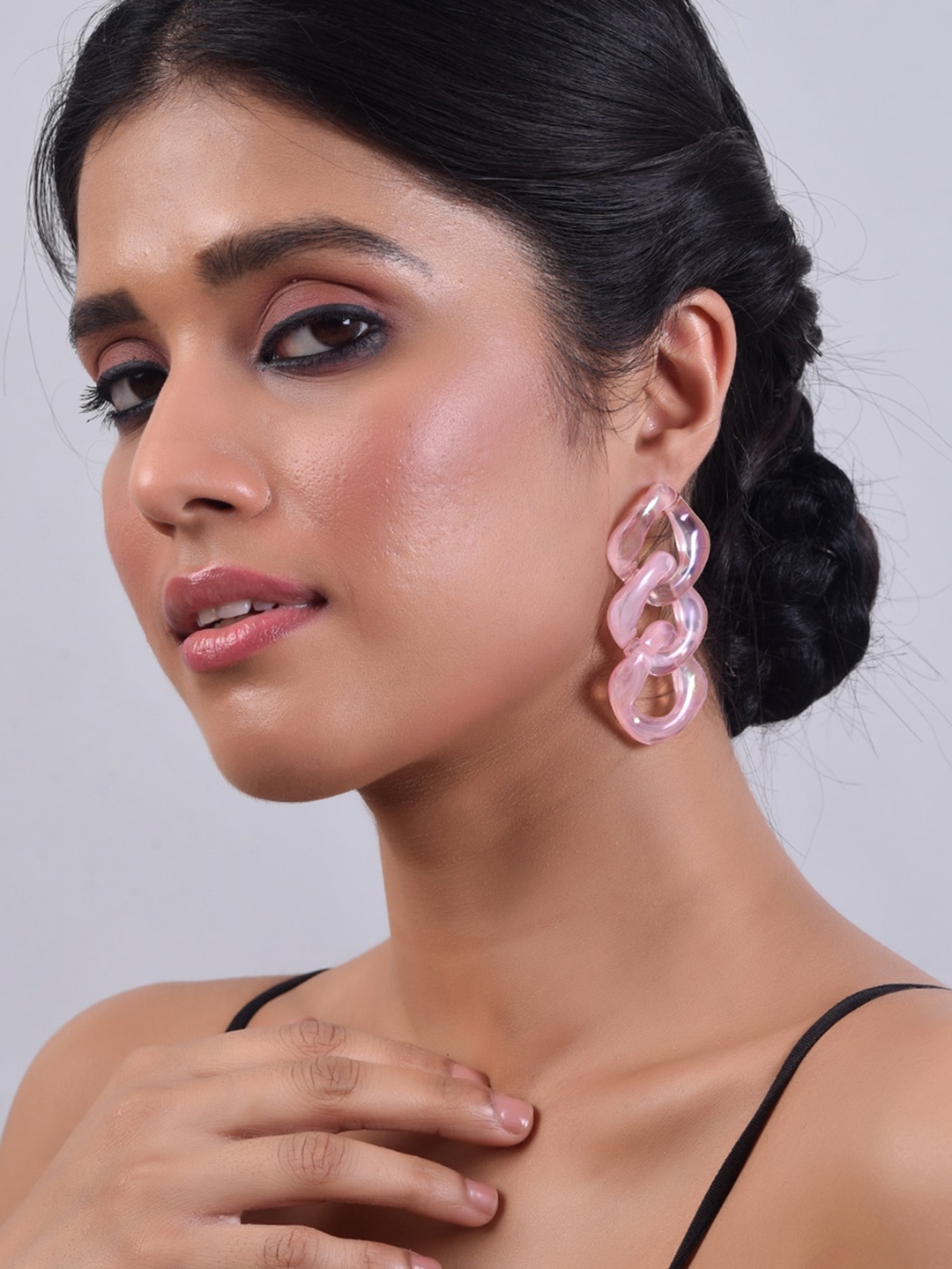 

phuljhadi Contemporary Drop Earrings, Pink