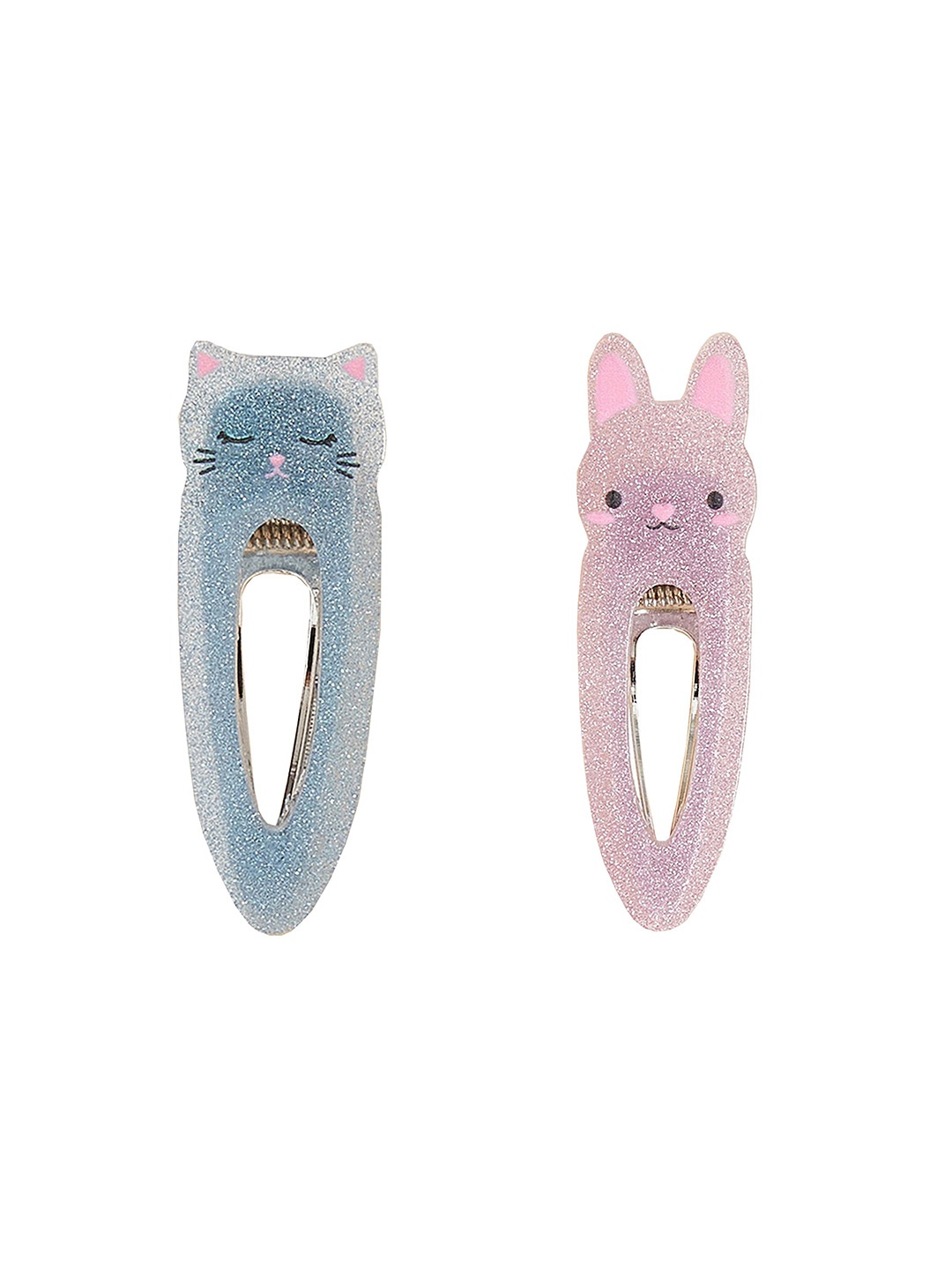 

Accessorize London Girls Set of 2 Tic Tac Hair Clips, Blue