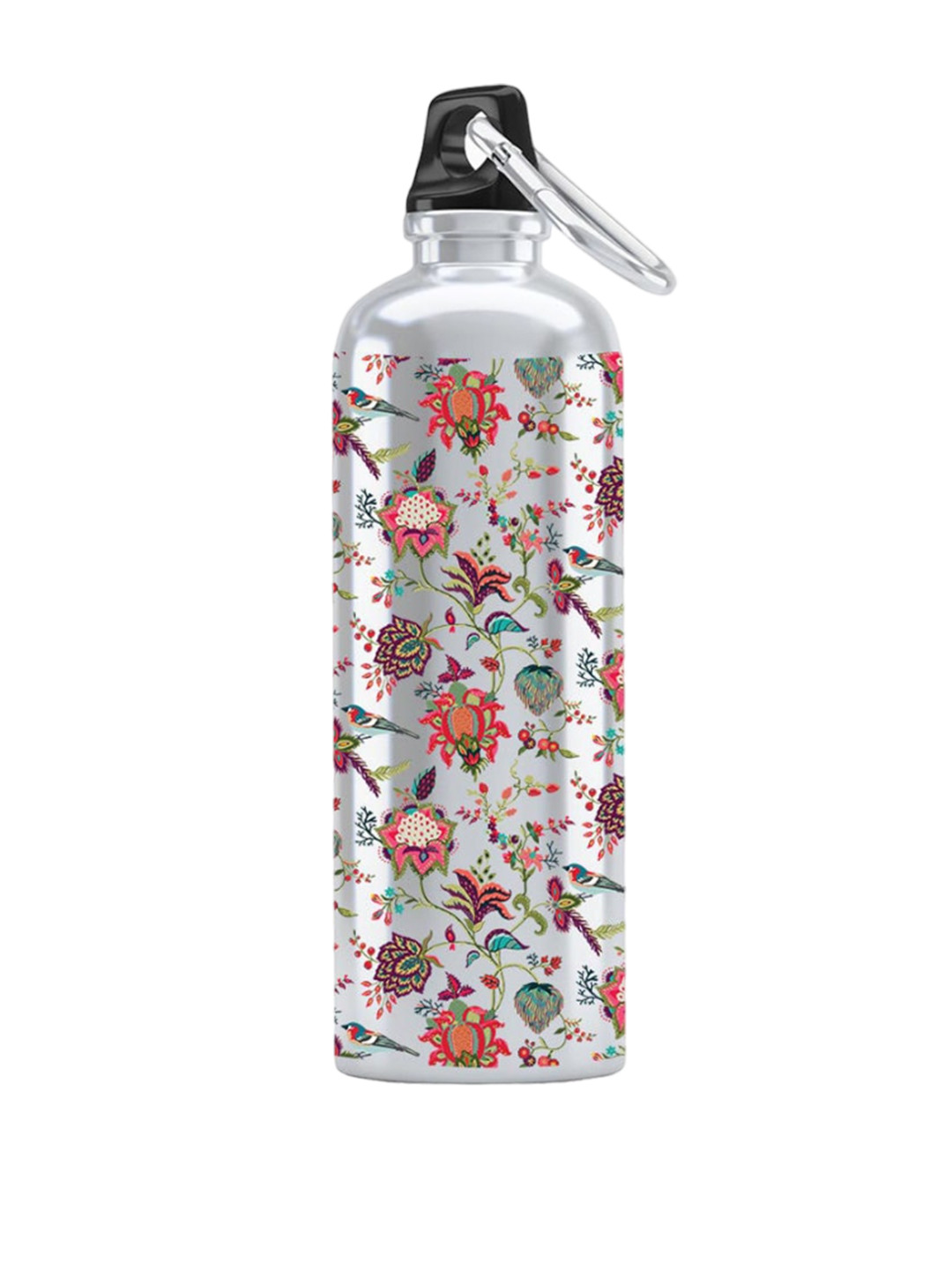 

macmerise Payal Singhal Metallic -Toned & Green Printed Sipper Water Bottle 750 Ml