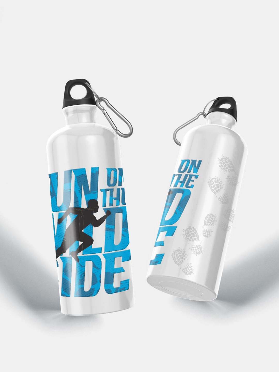 

macmerise White & Blue Marathon Wild Side Printed Sipper Water Bottle 750 ml