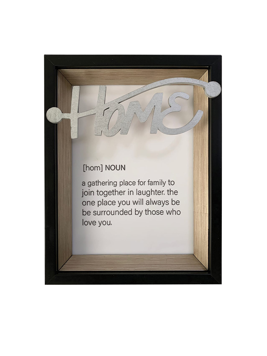 

Art Street Black & White Typography Printed Framed Wall Art