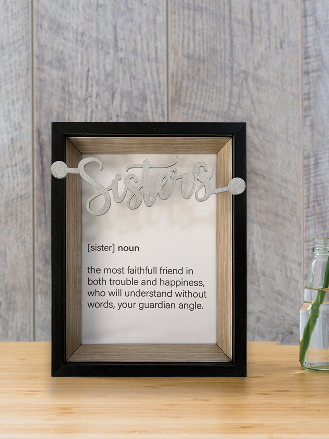 

Art Street Black & White Typography Printed Framed Wall Art