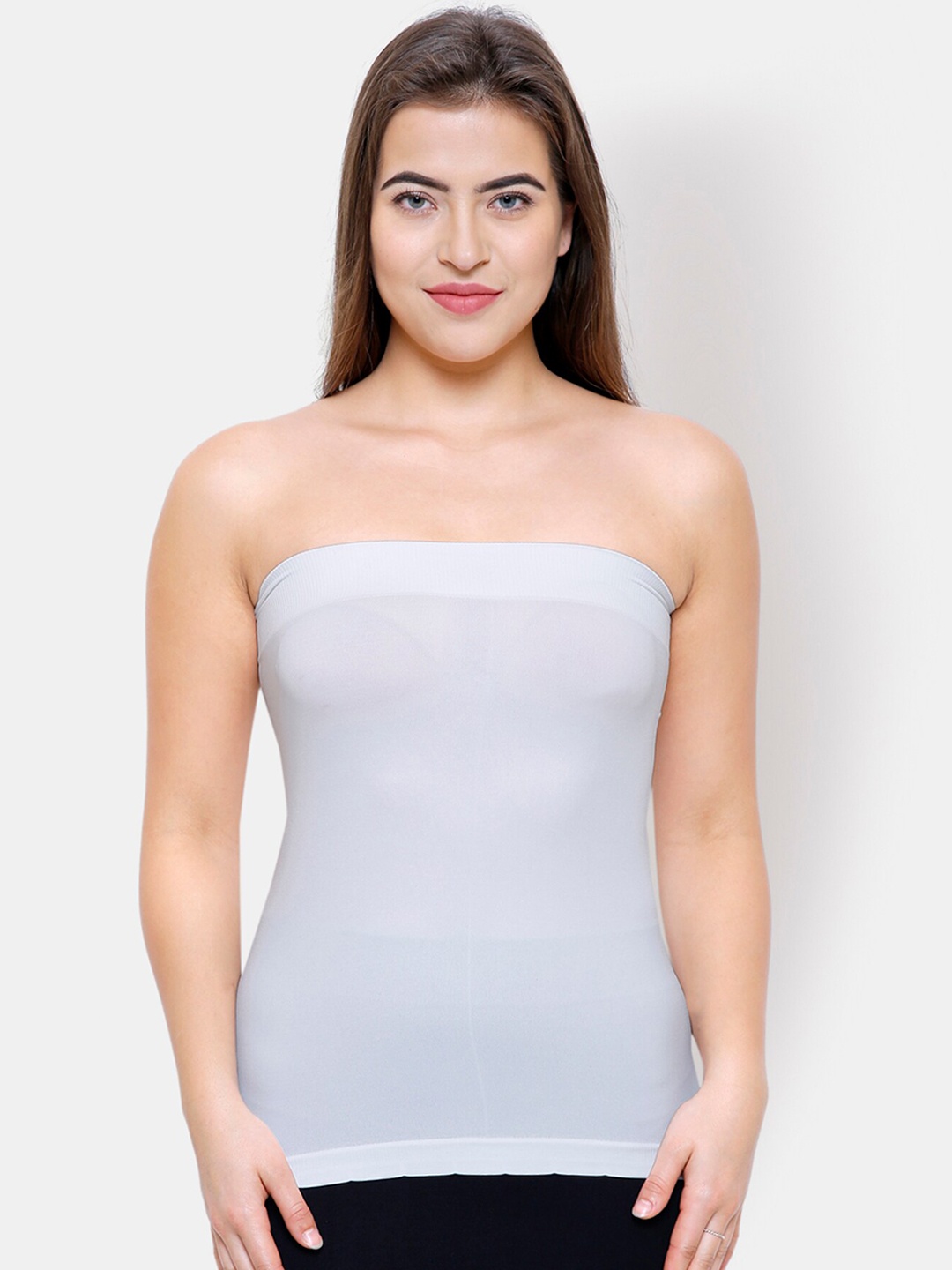 

NOIRA Non-Padded Strapless Cotton Camisole, White