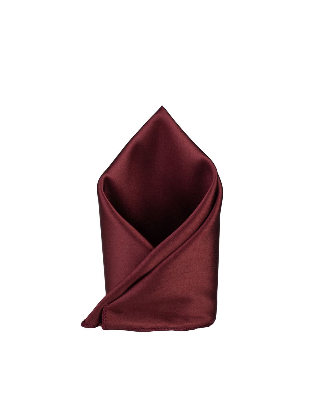 

The Tie Hub Men Satin Pocket Square, Burgundy